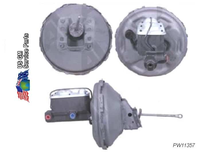 Brake Booster & Master Cyl: 78-80 2 whl Disc